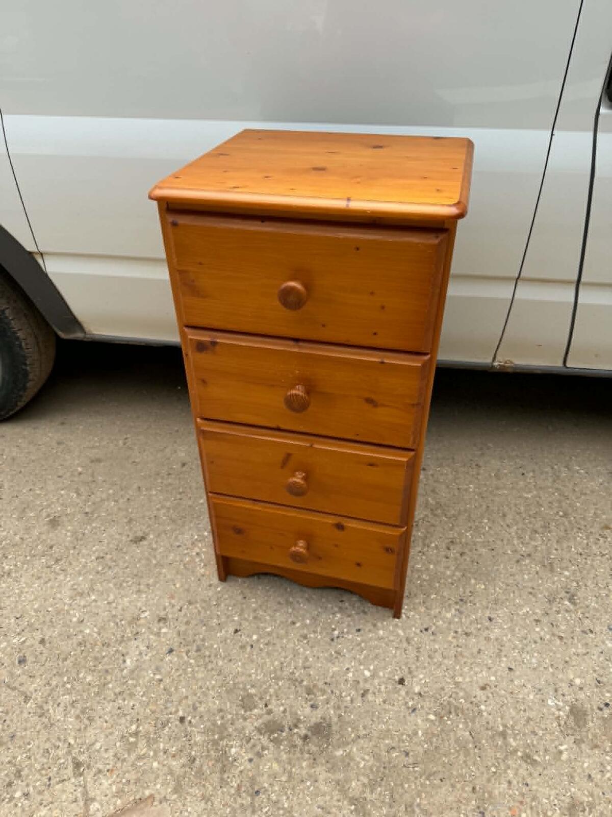 Solid Pine Tall Chest of Drawers