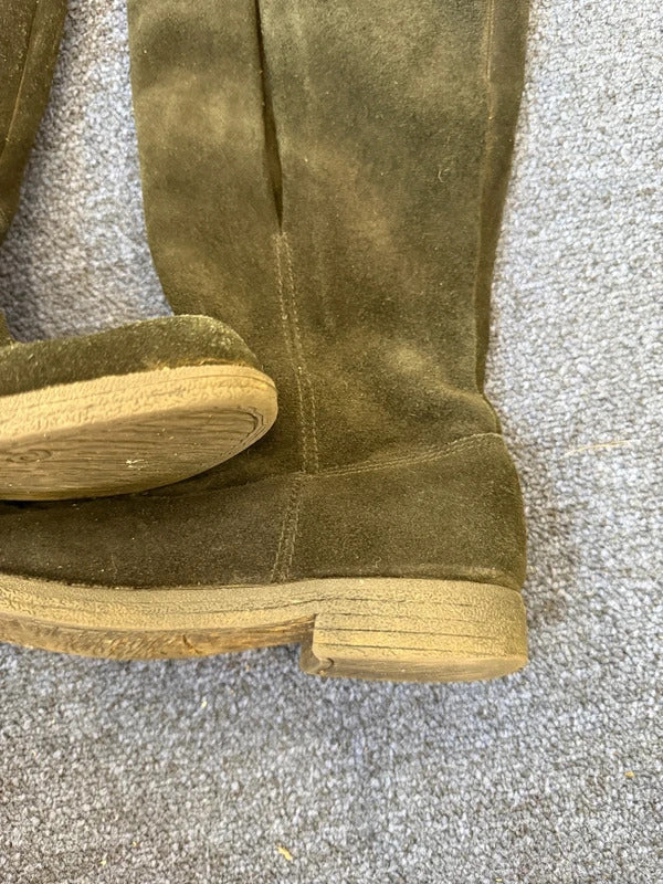 Roberto Vianni Long Black Boots - Size 4 UK