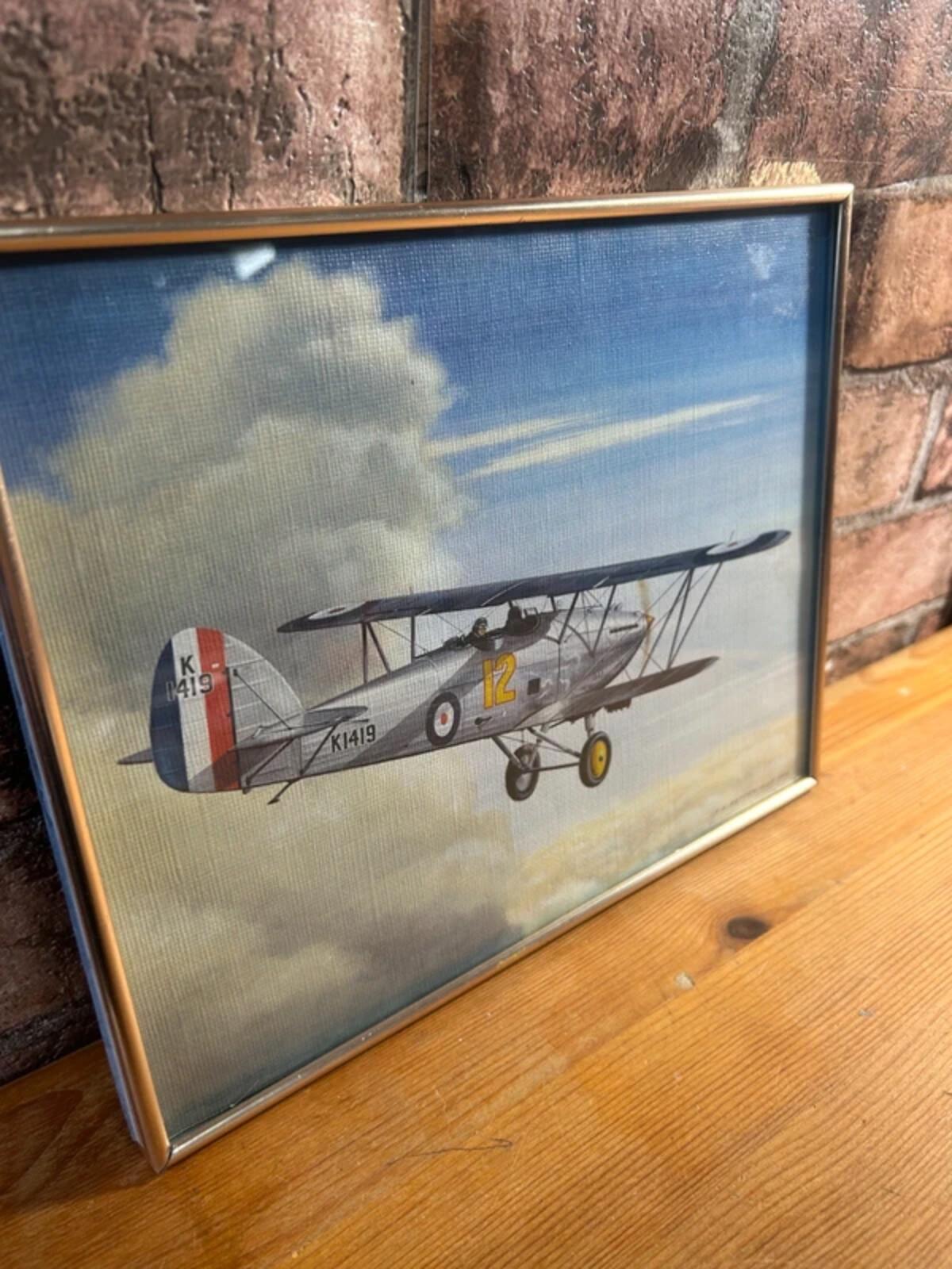 Hawker Plane Framed Print
