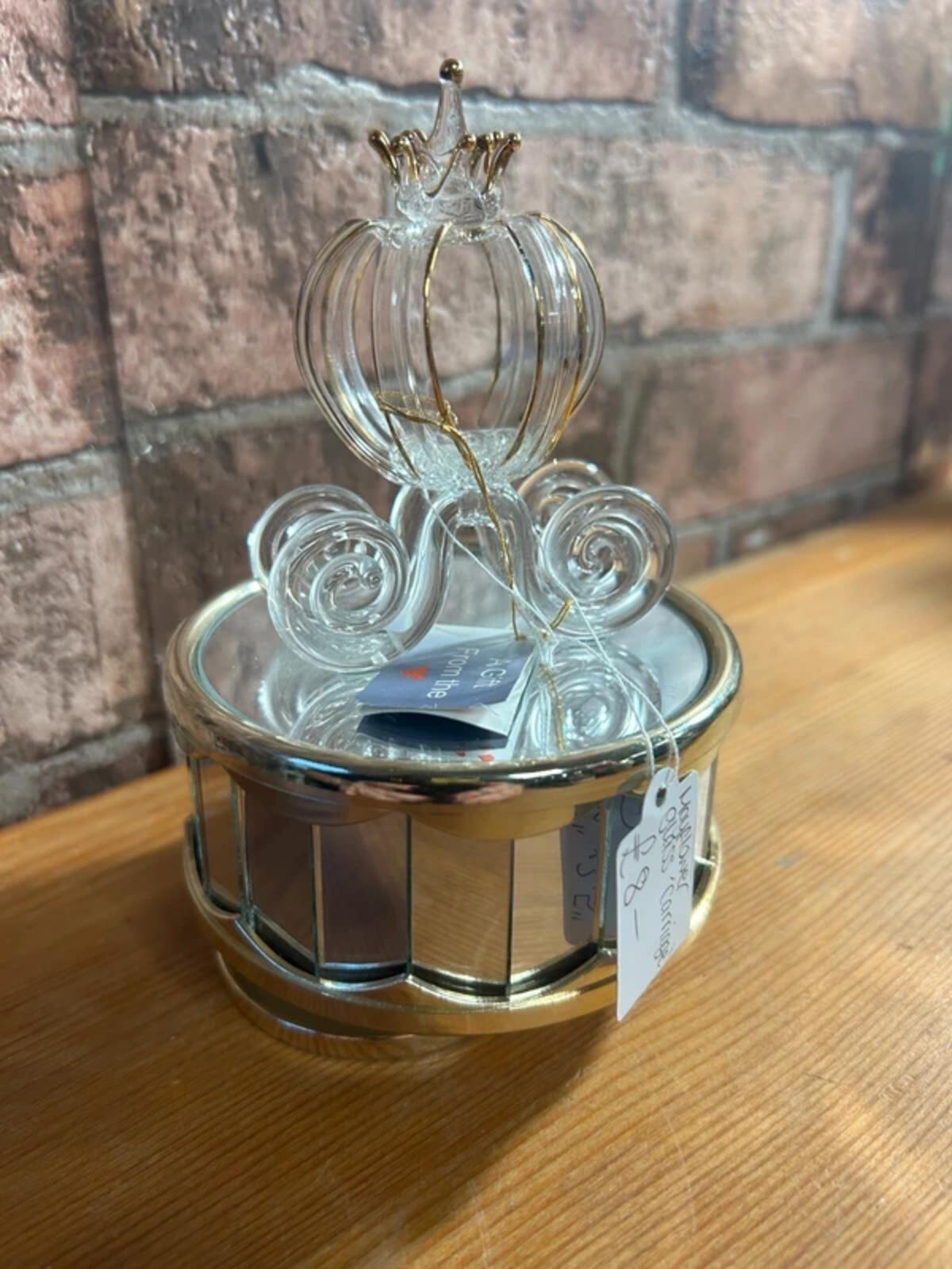 Mayflower Glass Carriage Ornament