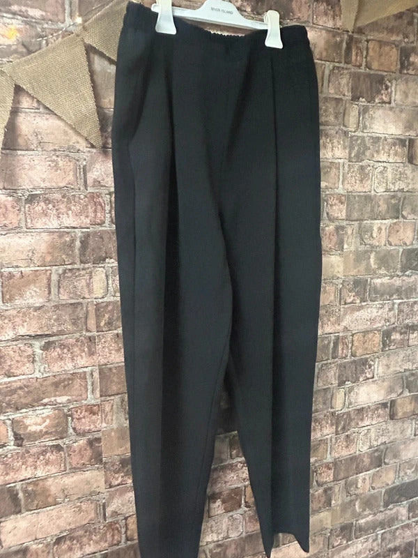 C&A Black Trousers - Size 16
