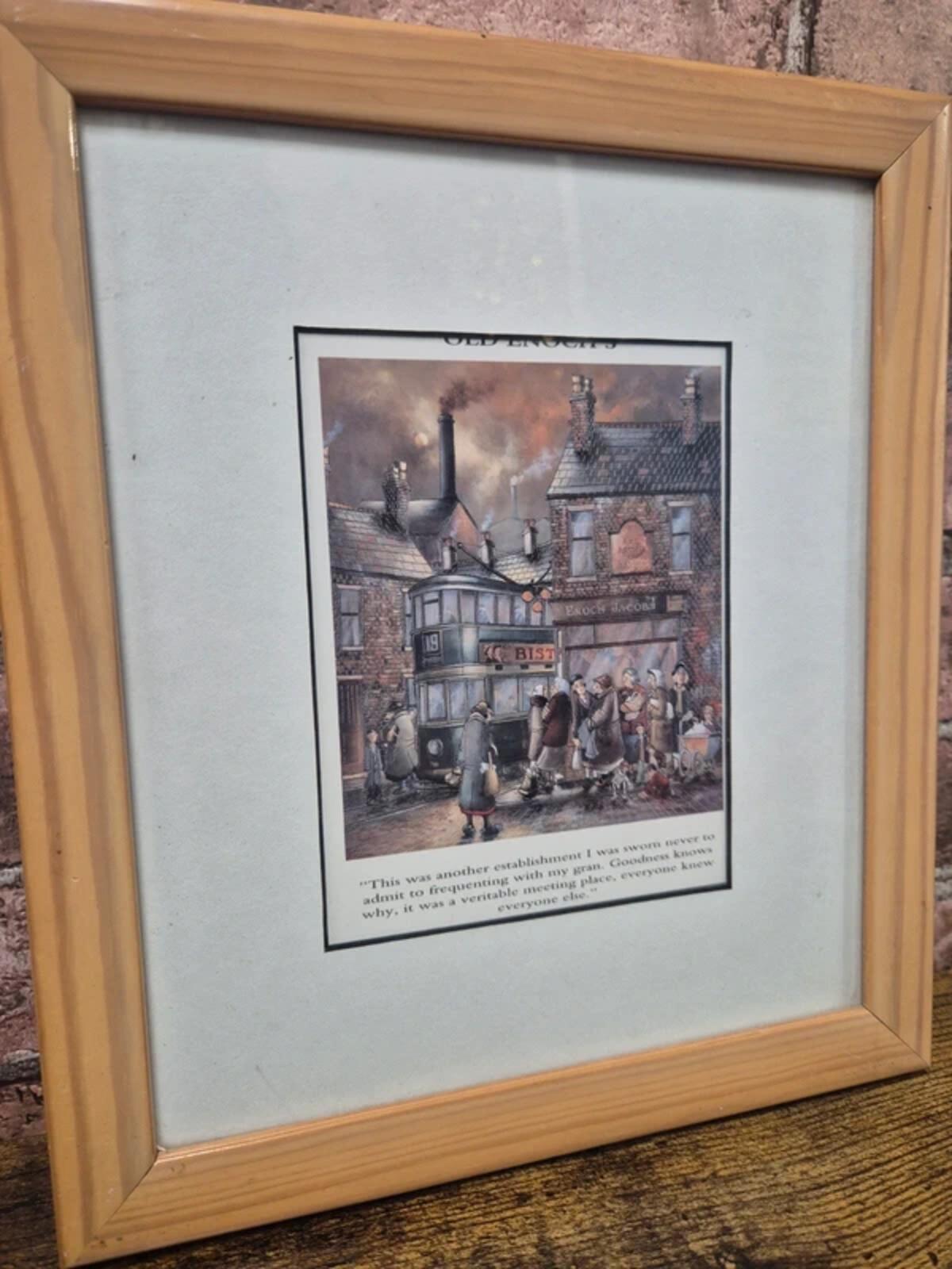 Brian J Gordon 'old enochs' framed print