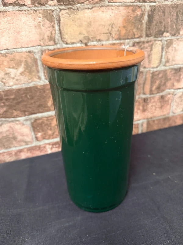 Green Terracotta Utensil Pot
