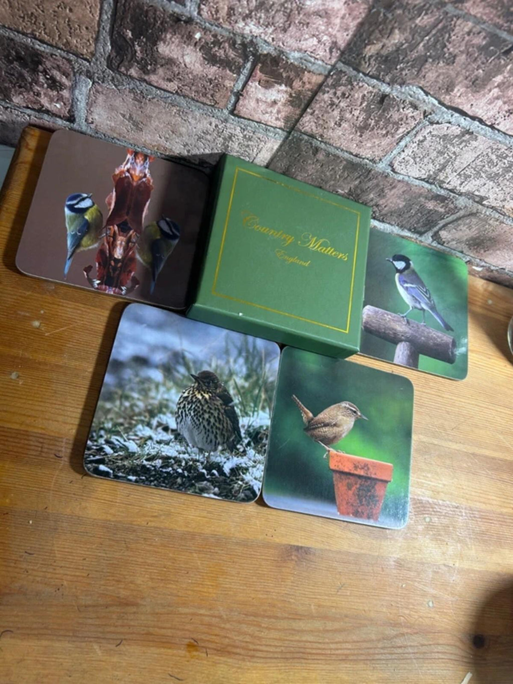 Country Matters Coasters x4