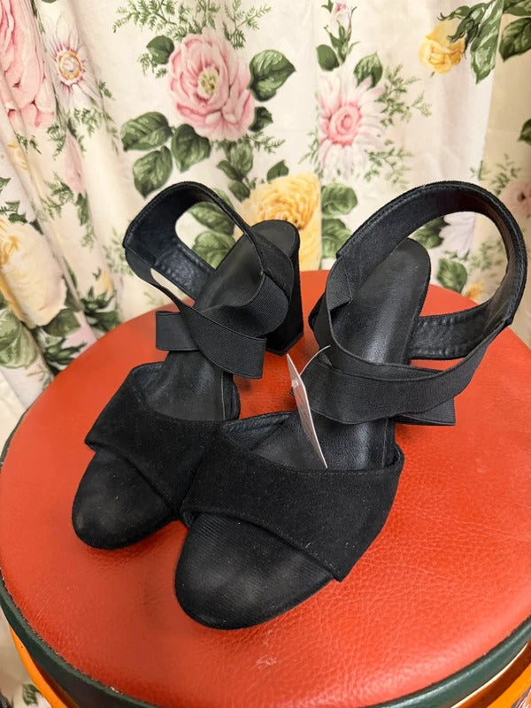 Shein black heels - size 4 UK