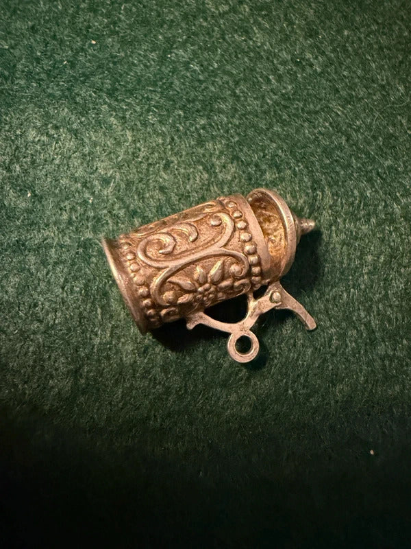 Sterling Silver Vintage Tankard Charm - 2.7g