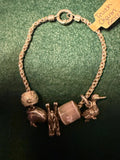 Sterling Silver Truth Charm Bracelet with Charms - 21g