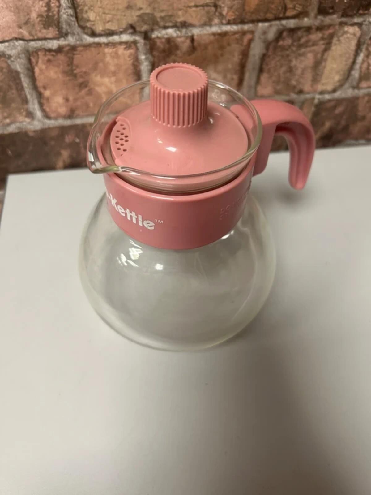 The Micro Kettle Pink and Clear