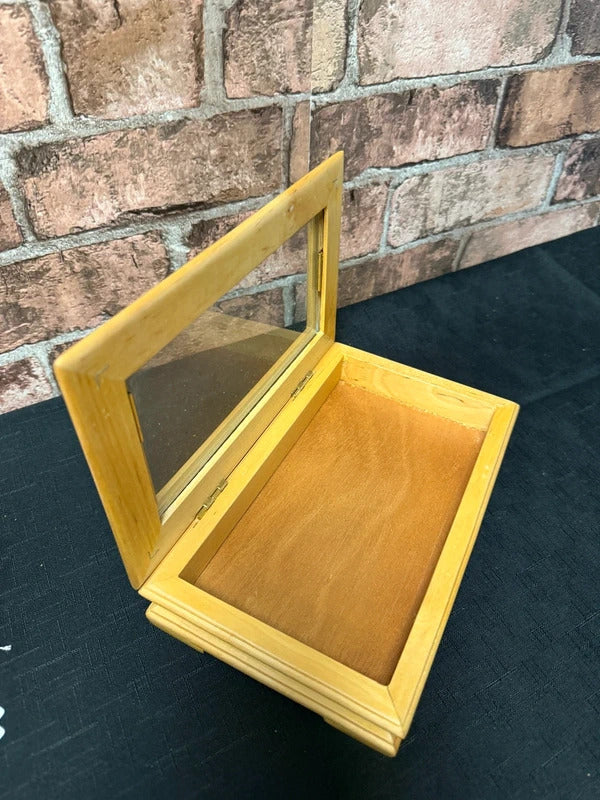 Wooden Glass Fronted Box