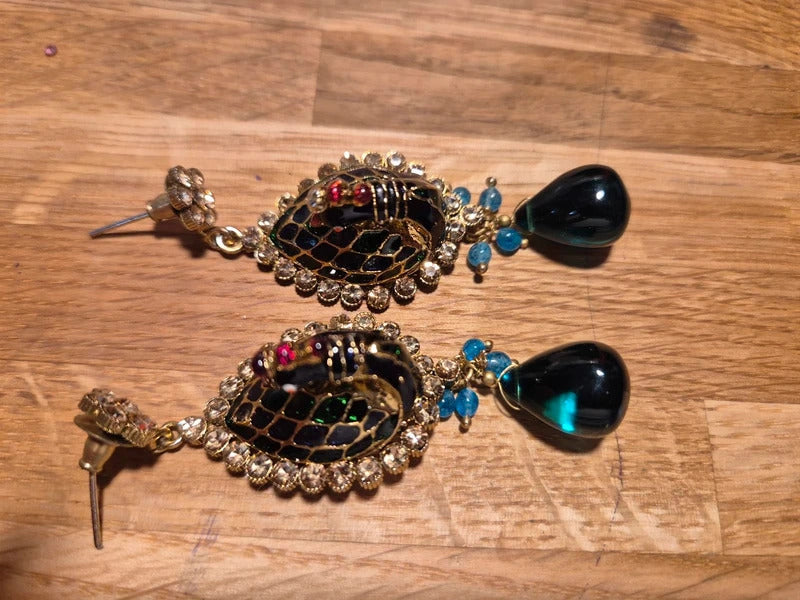 Peacock Earrings set 10