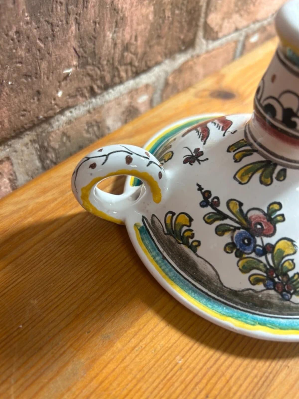 Portugese Ceramic Candle Holder