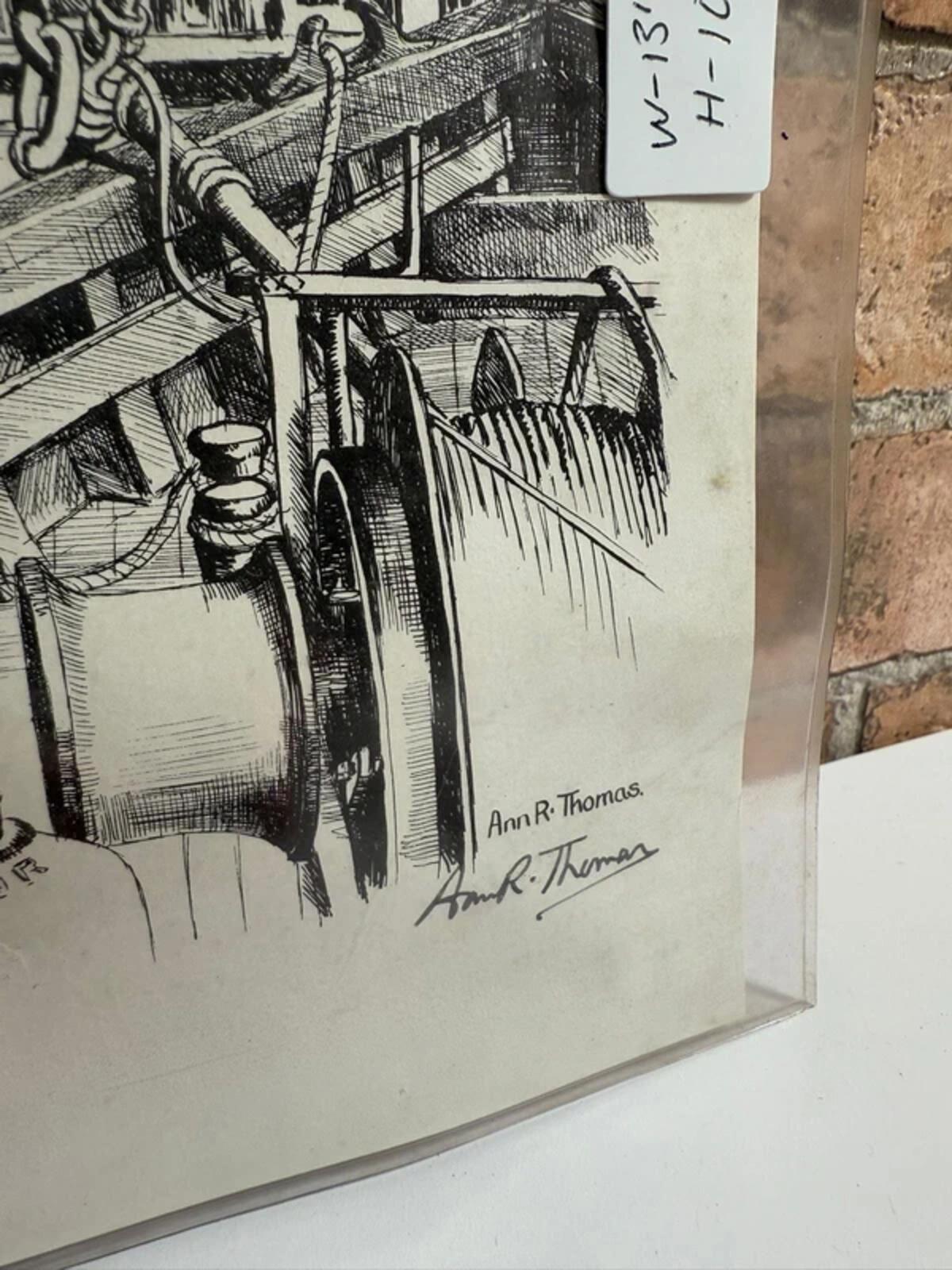 Ann R Thomas Vintage Unframed Print