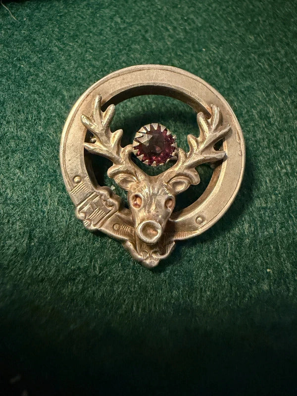 Antique Sterling Silver Brooch - 3.2g