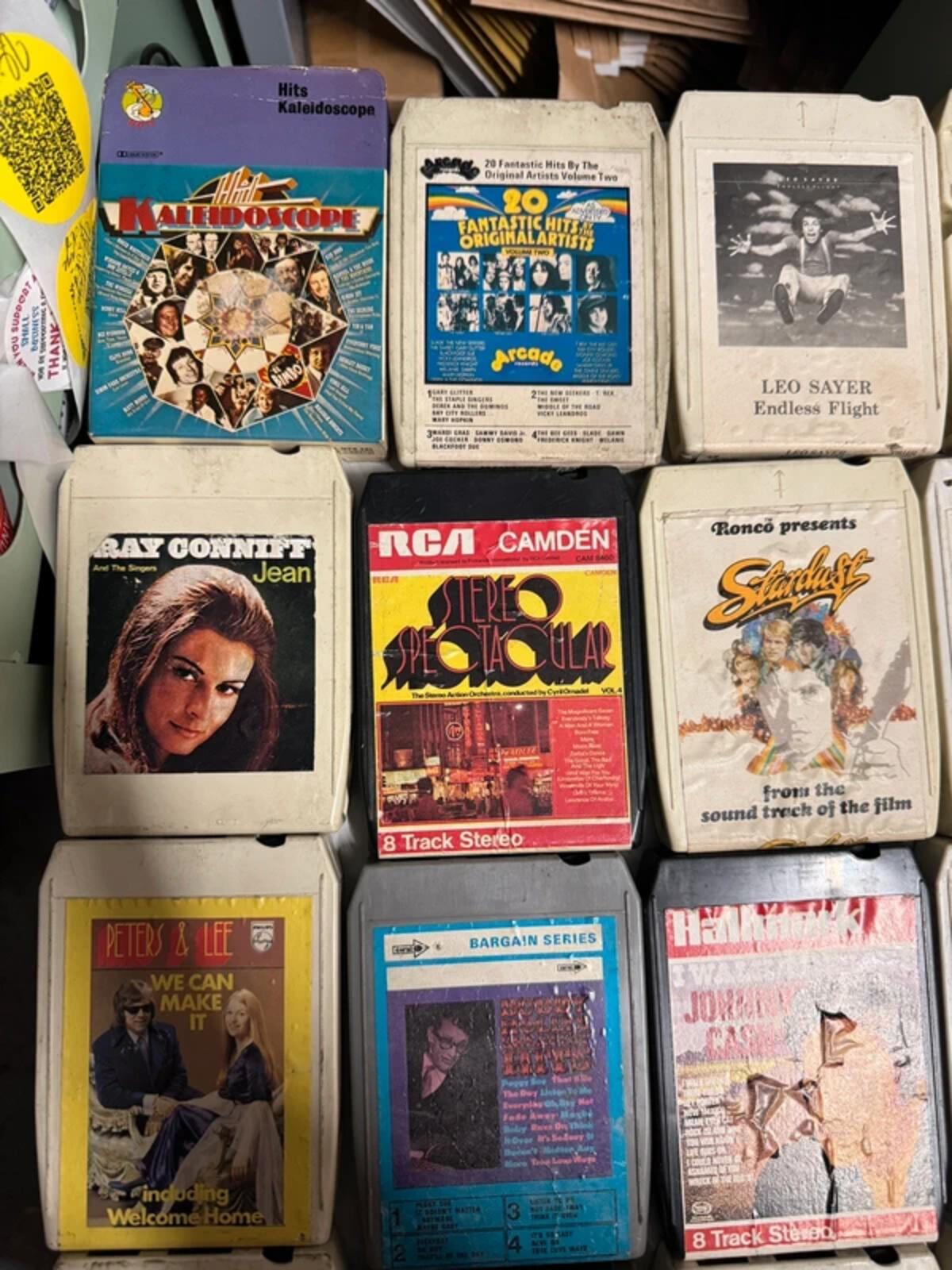 Large Bundle of Vintage 8 Track Tapes x 49 Tapes