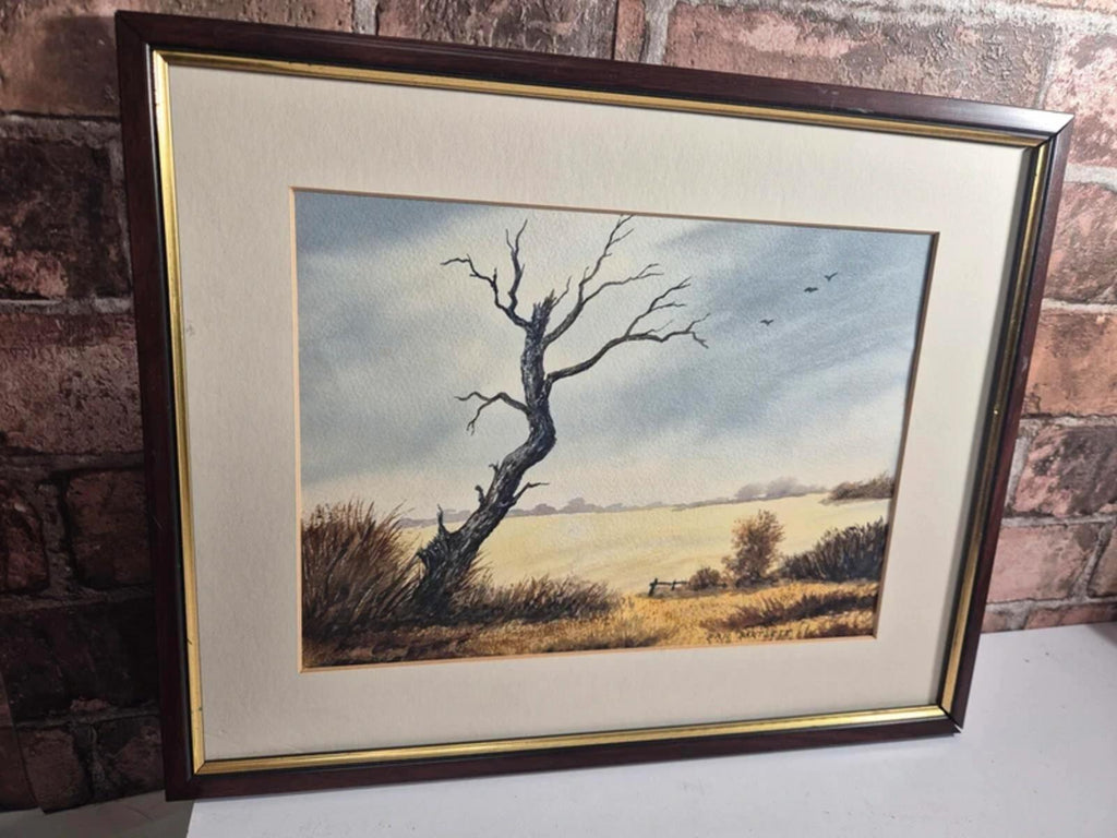 Eric Bartlett Vintage framed watercolour - no glass
