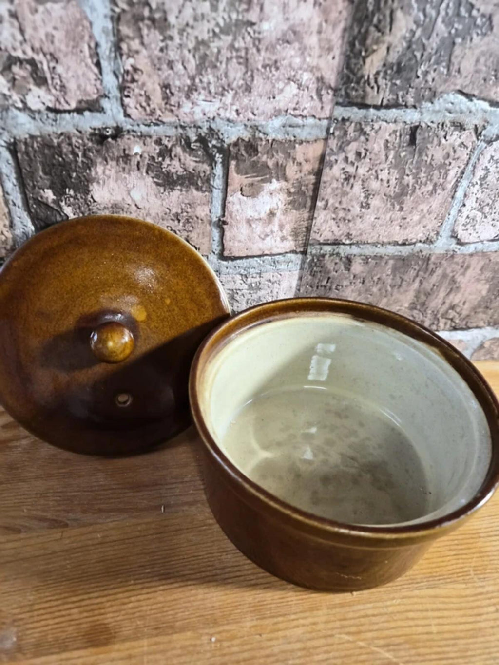 1/2 Pint Vintage Dish and Lid by Pearsons