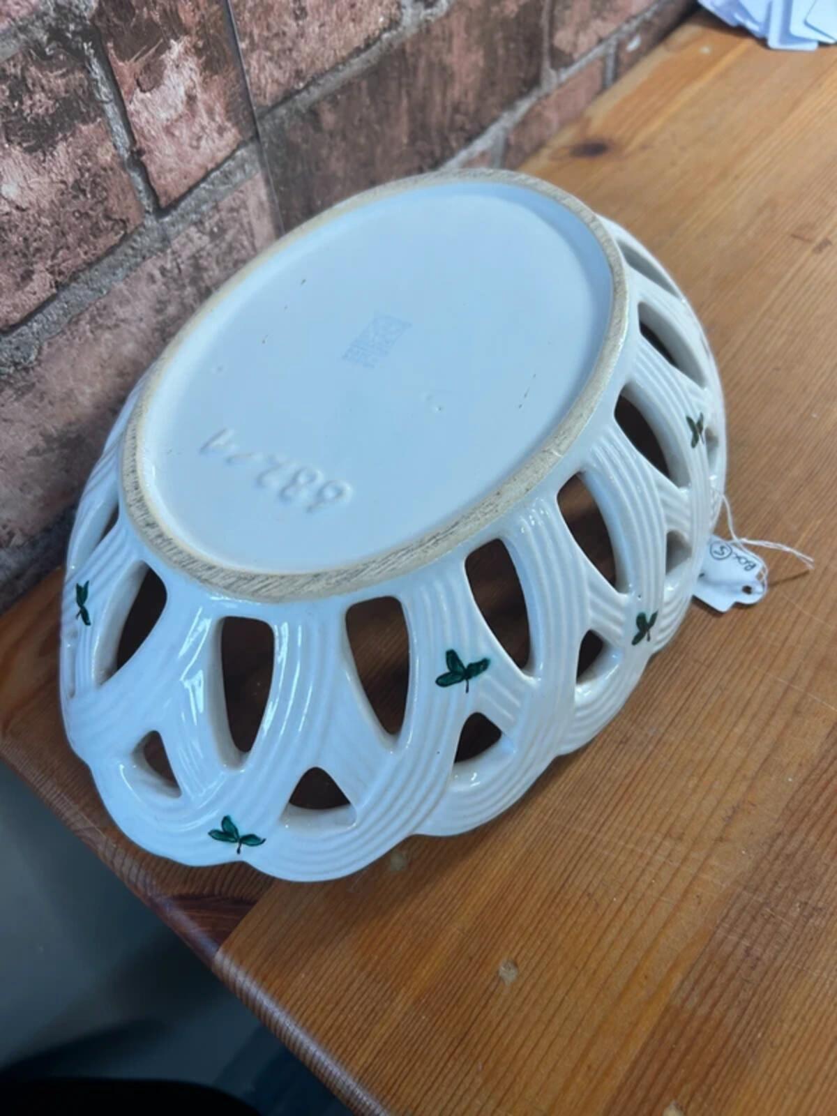 Gmunder Keramik Lattice Oval Bowl