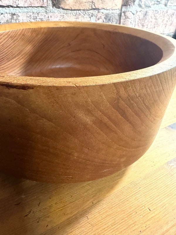 Handcrafted Teakwood Large Bowl