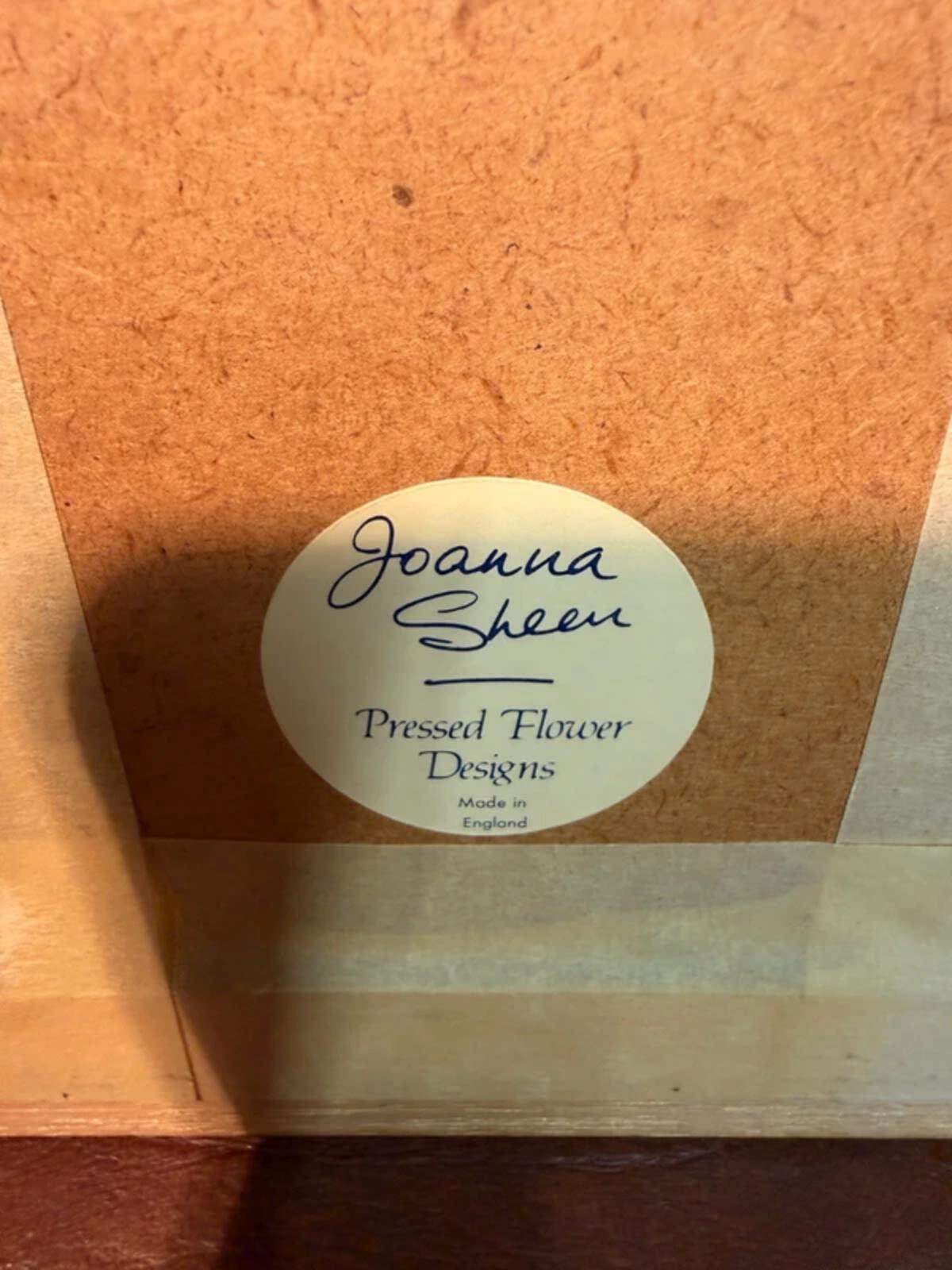 Joanna Sheen Vintage Framed Pressed Flowers