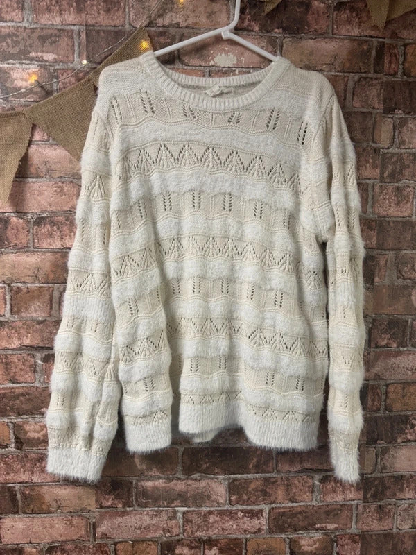 Falmer Cream Knit Jumper - Size 16