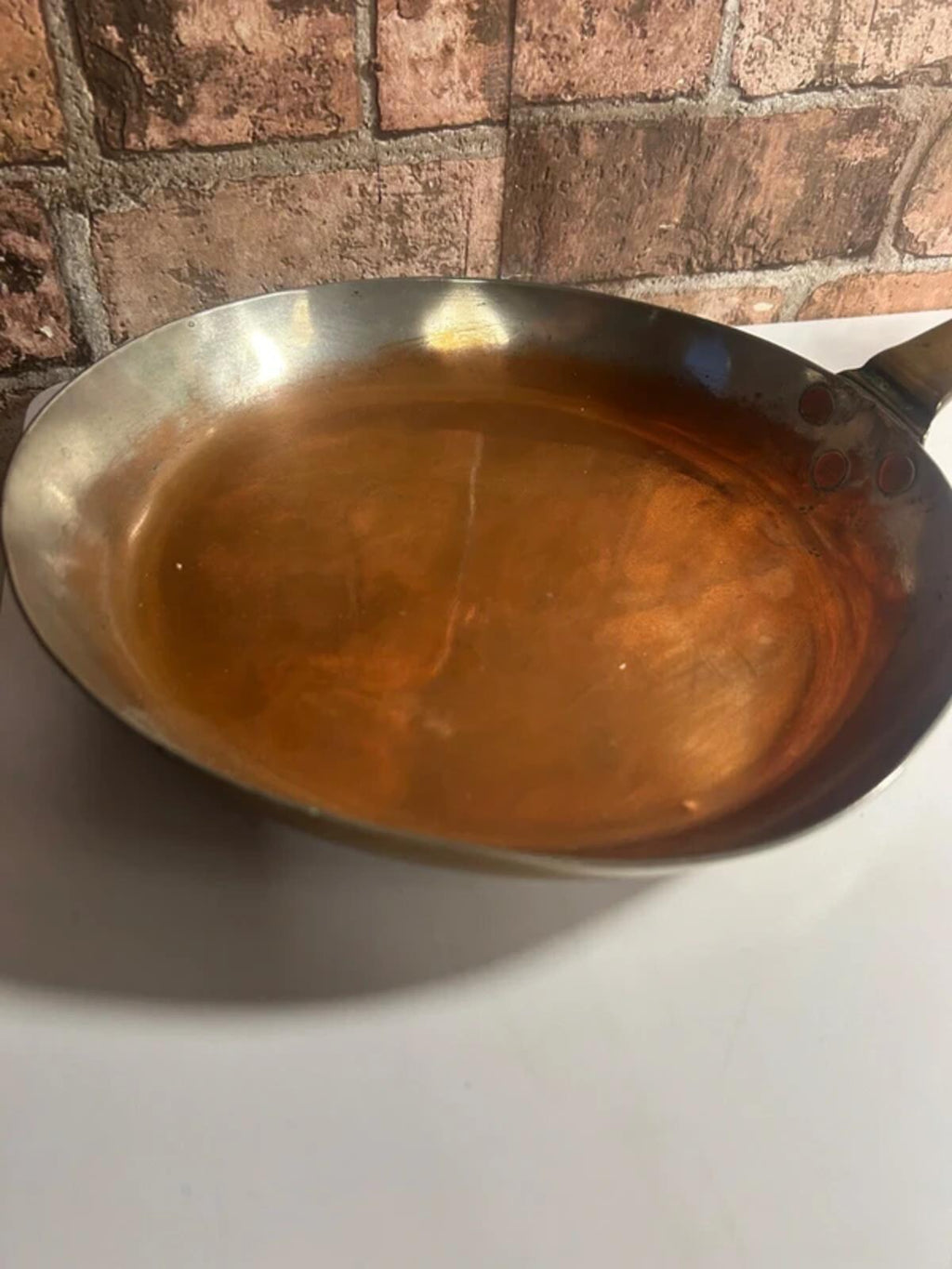 Peerage Vintage Copper Frying Pan