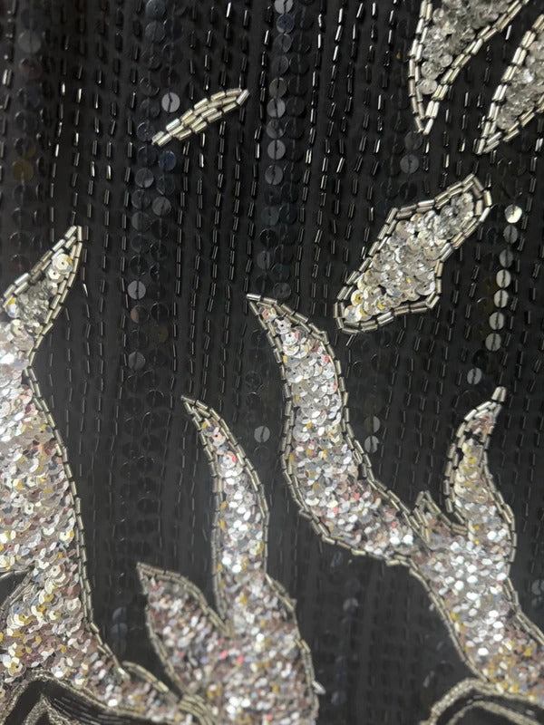 Vintage Beaded/Sequin Top - Size 14