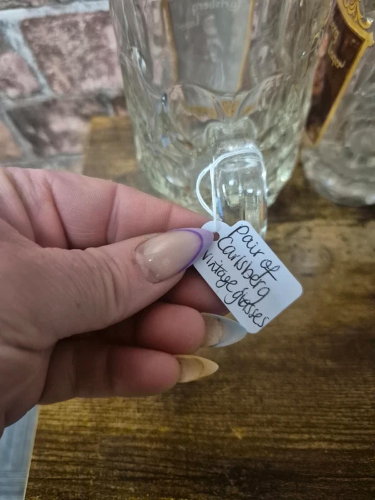 Carslberg glasses pair