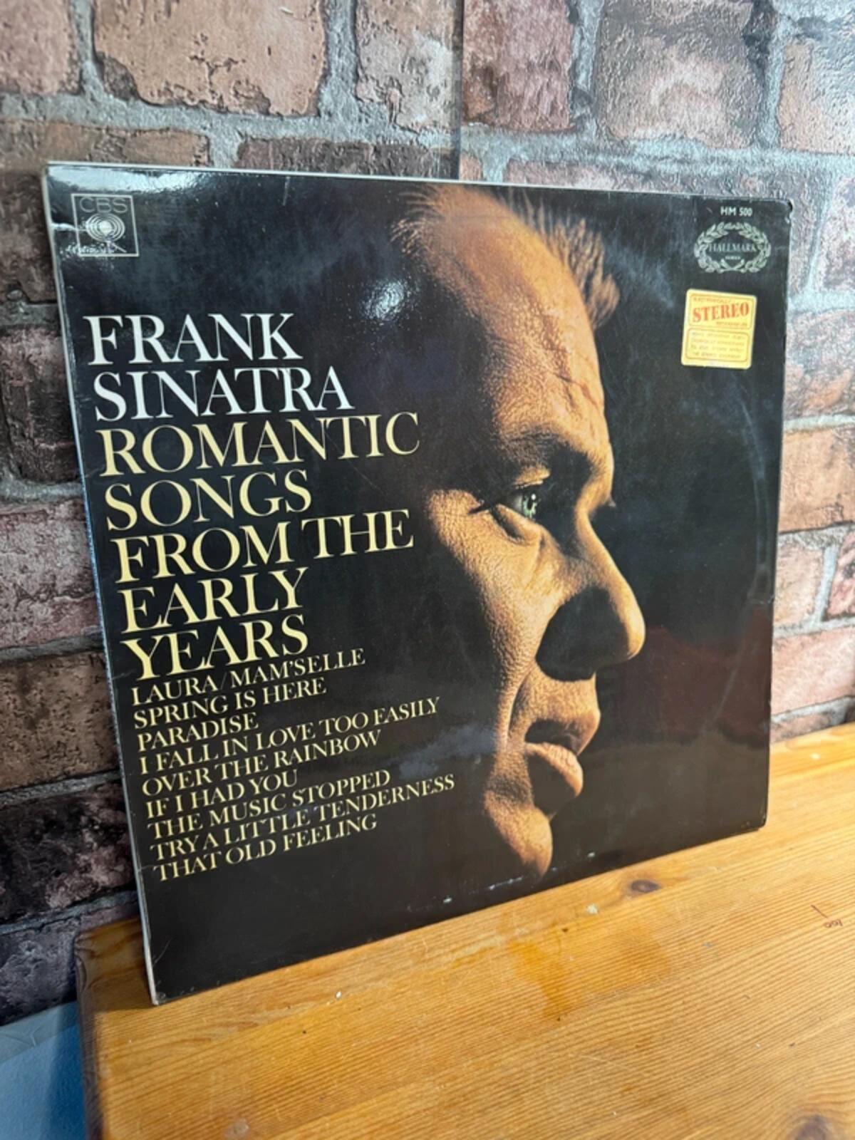 Frank Sinatra Romantic Songs From The Early Years Vinyl Record