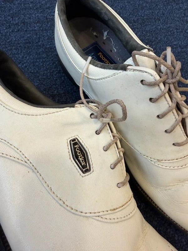 Aqualites Footjoy White Golf Shoes -  Size 6.5 UK