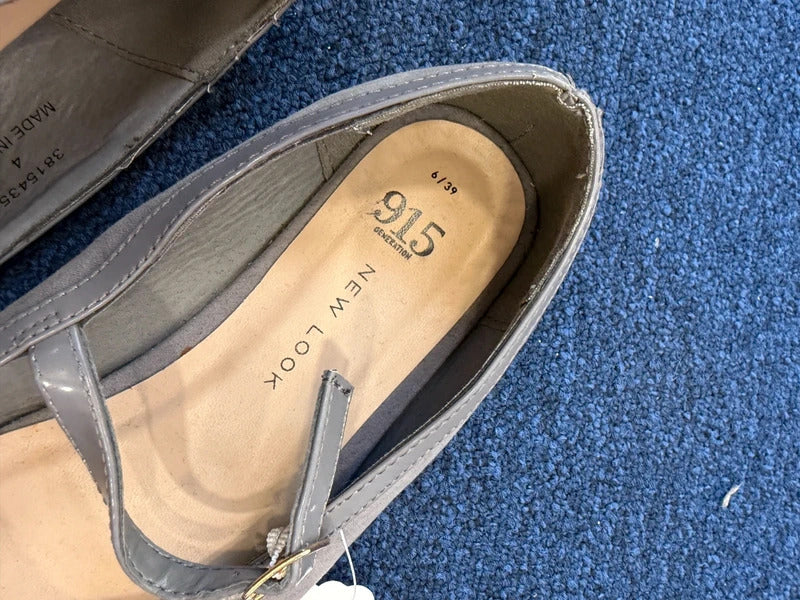 New Look 925 Generation Grey Shoes - Size 6 UK