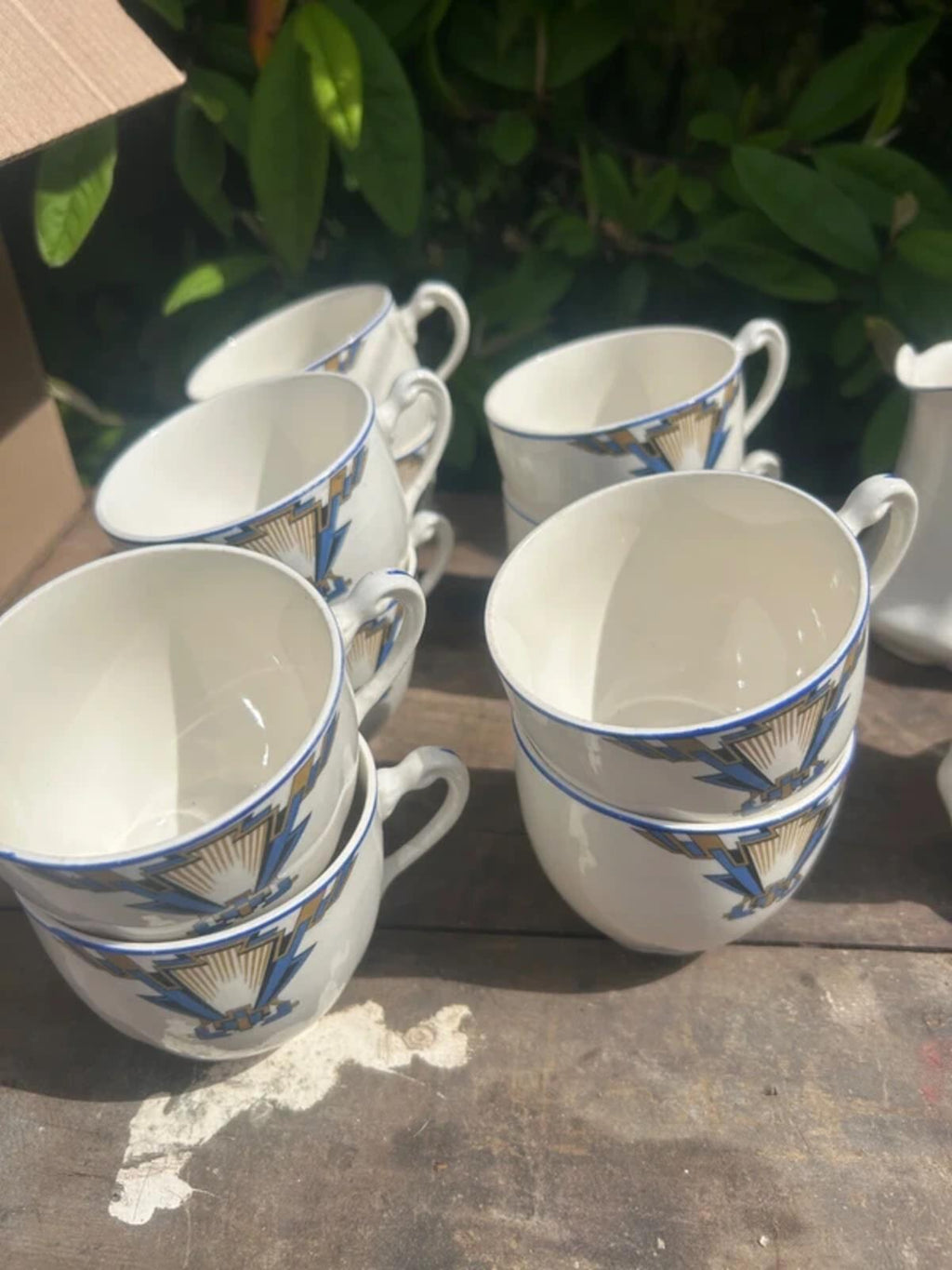 Vintage Johnson Bros Pareek 35 Piece Tea Set
