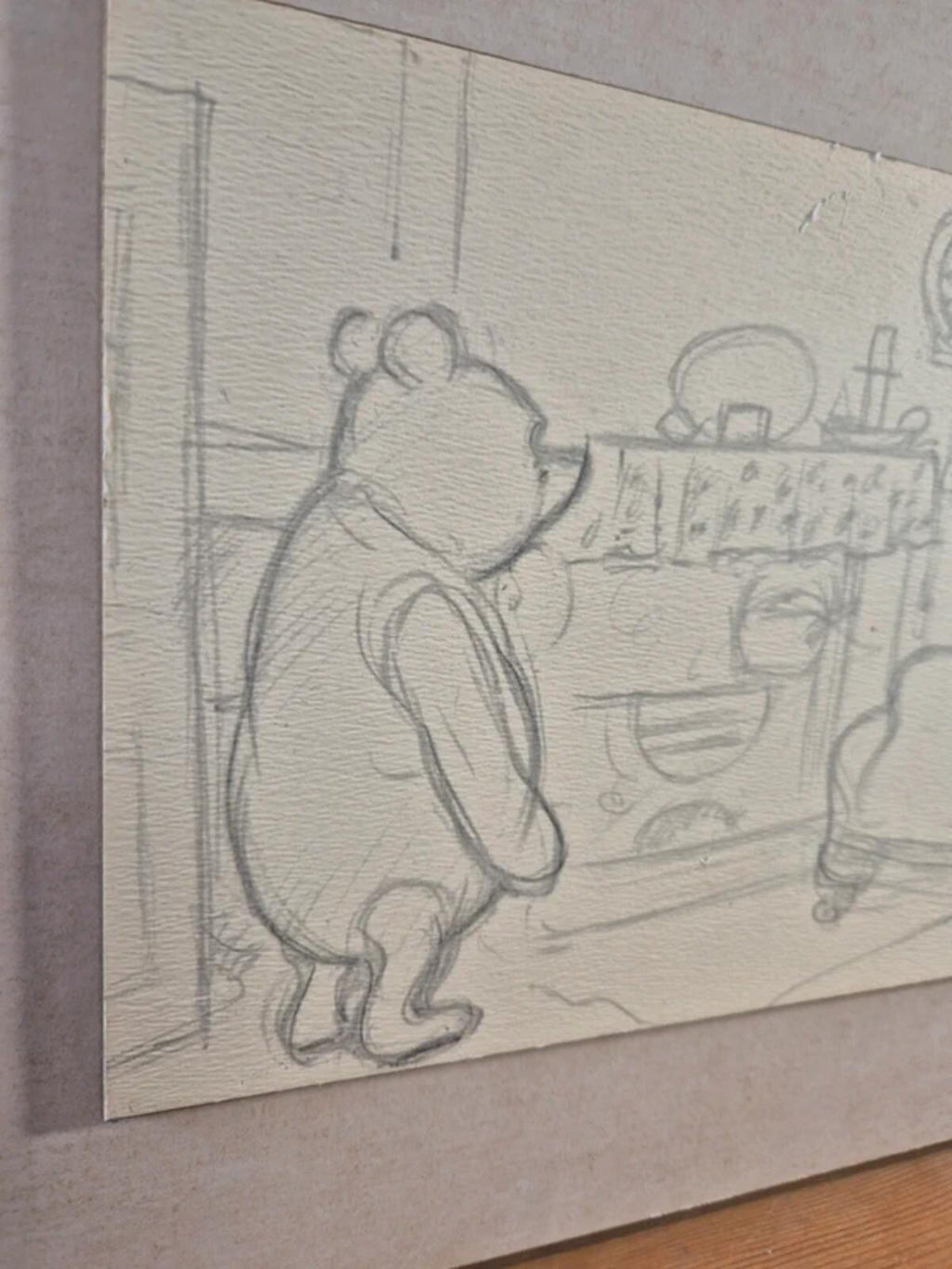 Winnie the Pooh Framed Sketch Print