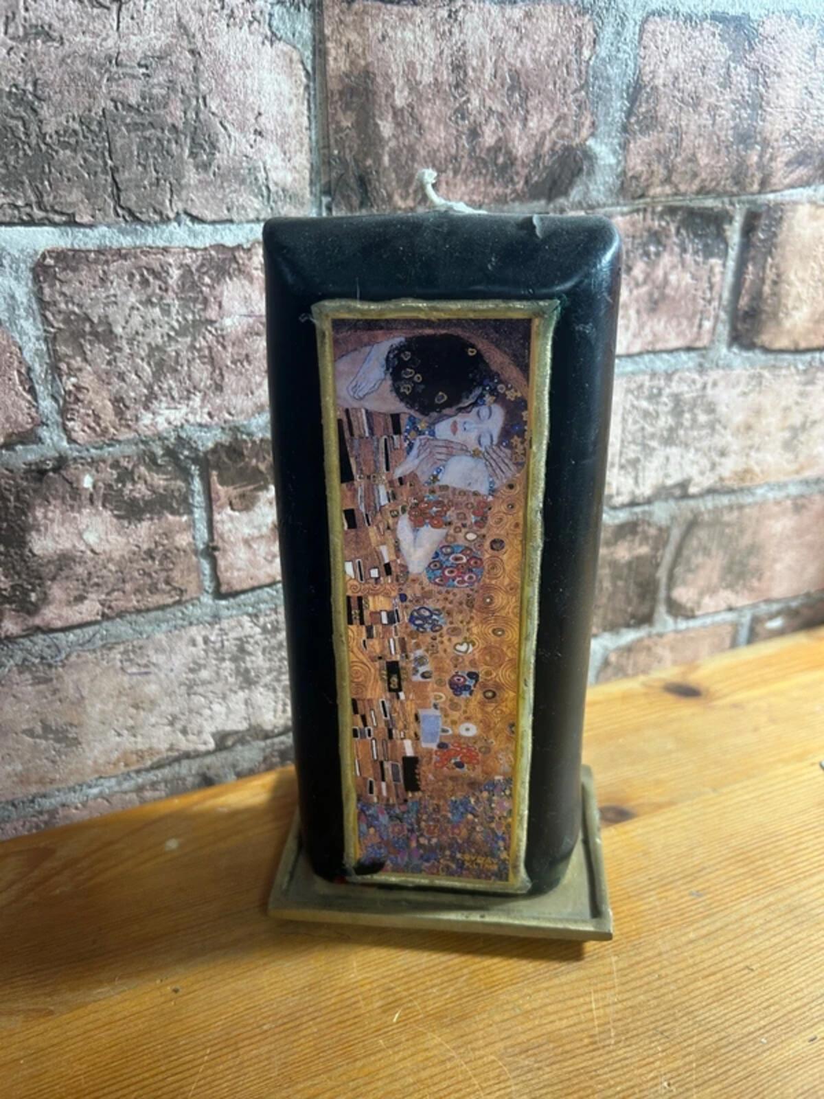 Handerbeit German Candle and Stand