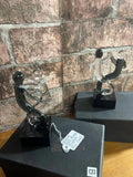 Pair of Newark Glass Rumba Sculptures