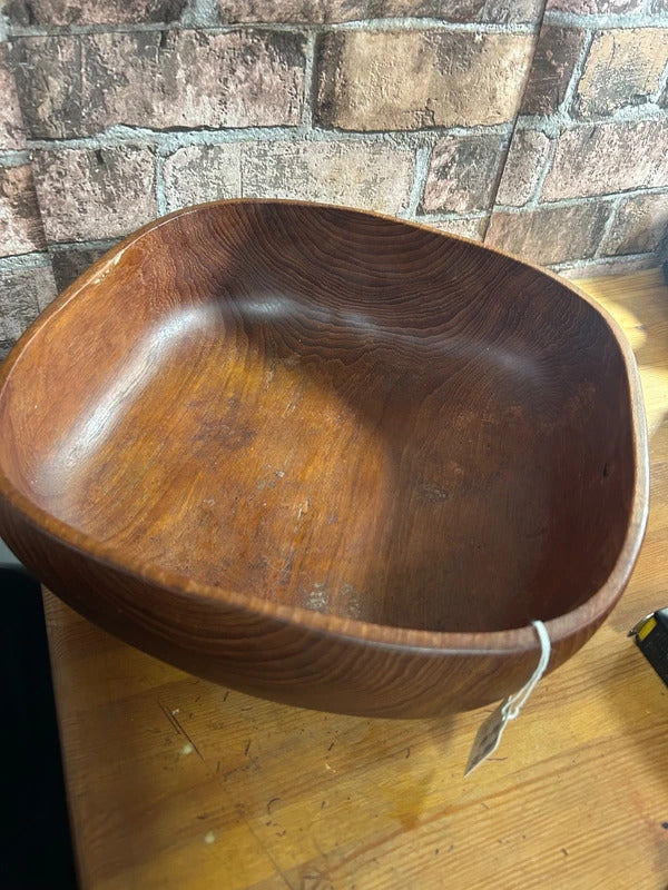 Vintage Teak Fruit Bowl