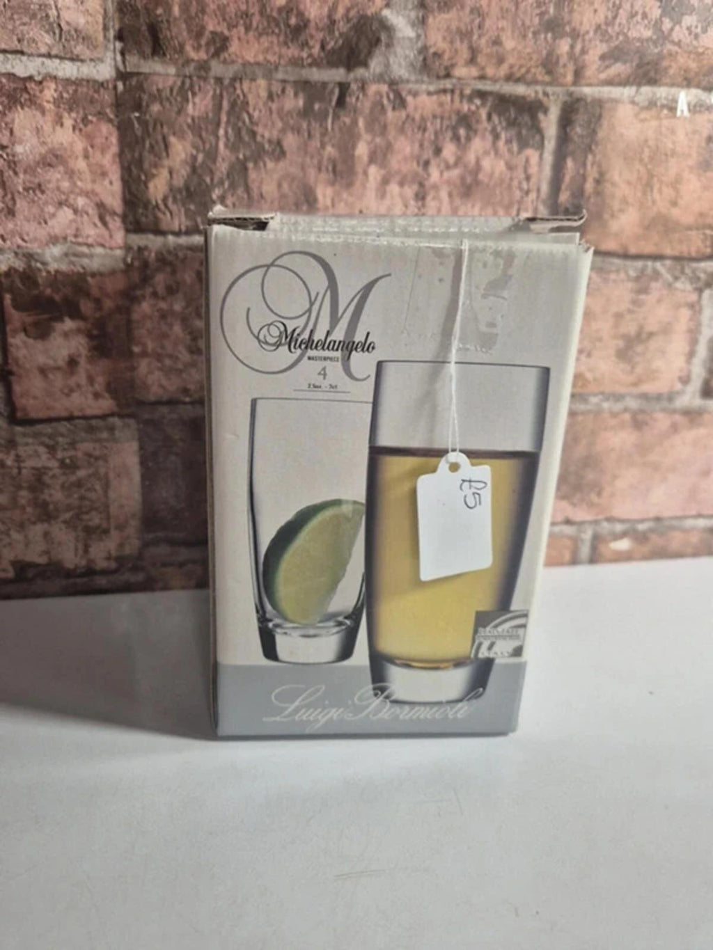 Luigi bormioli set of 4 glasses