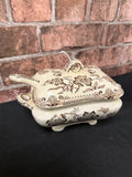 Chinese Plant J.F Wileman Small Tureen and Ladle