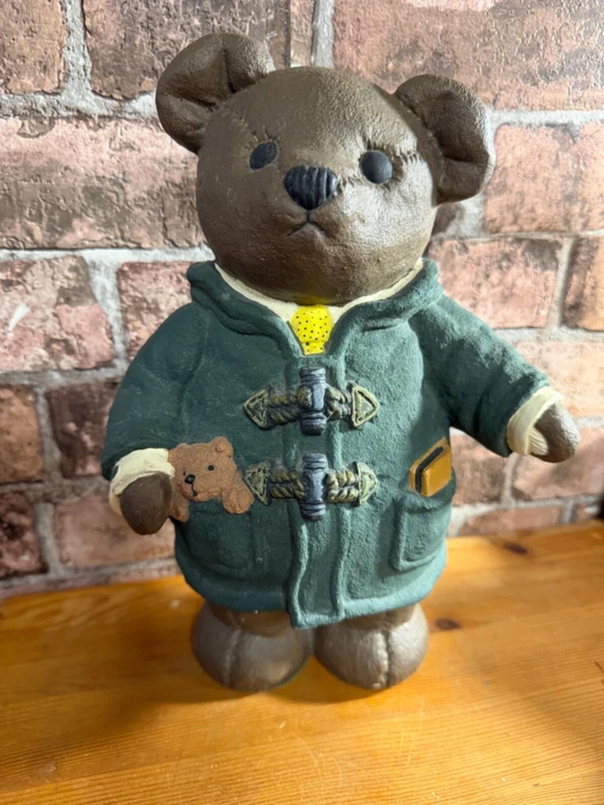Large Ceramic Bear Figure