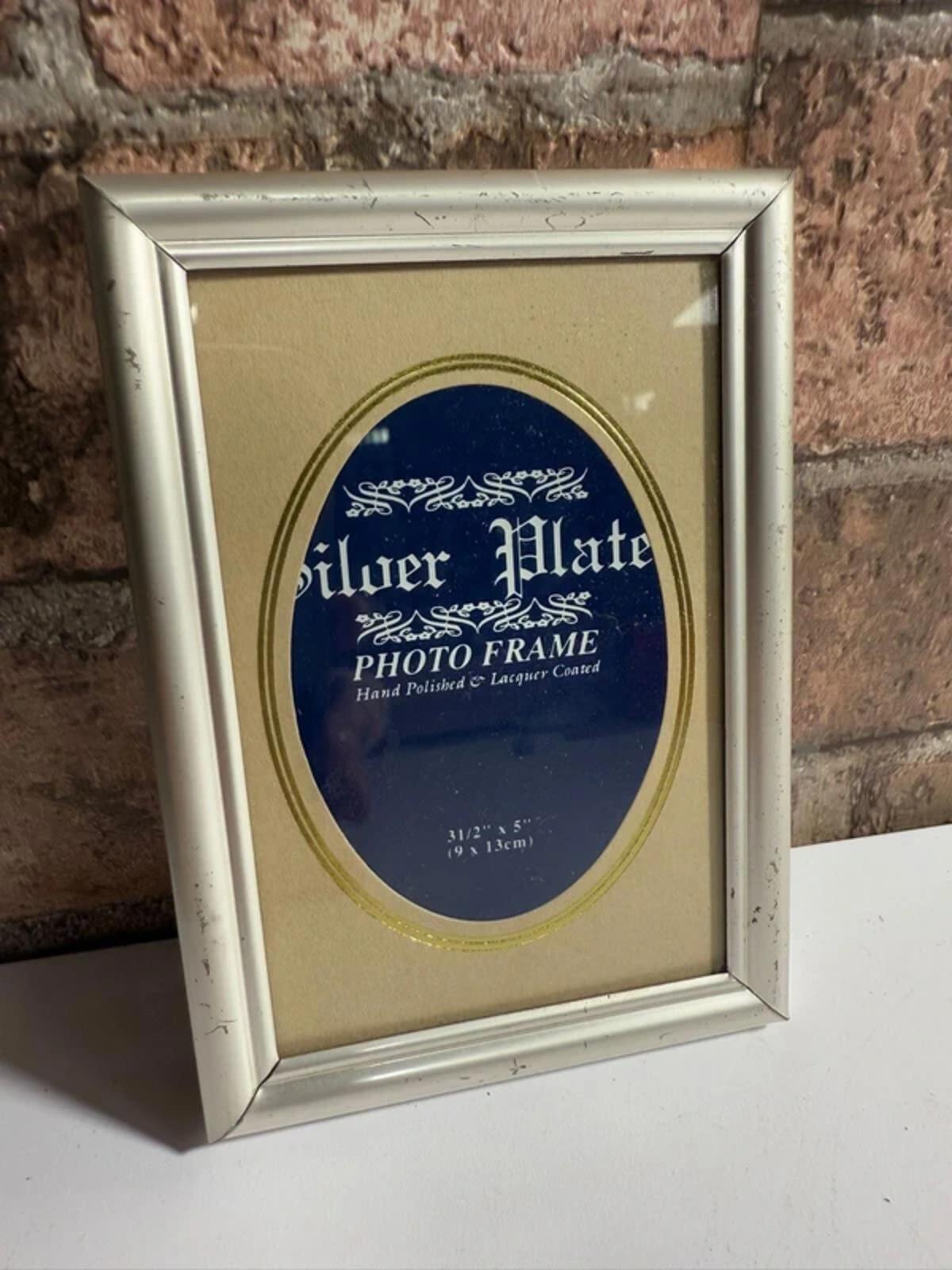 Silver Plated Vintage Frame