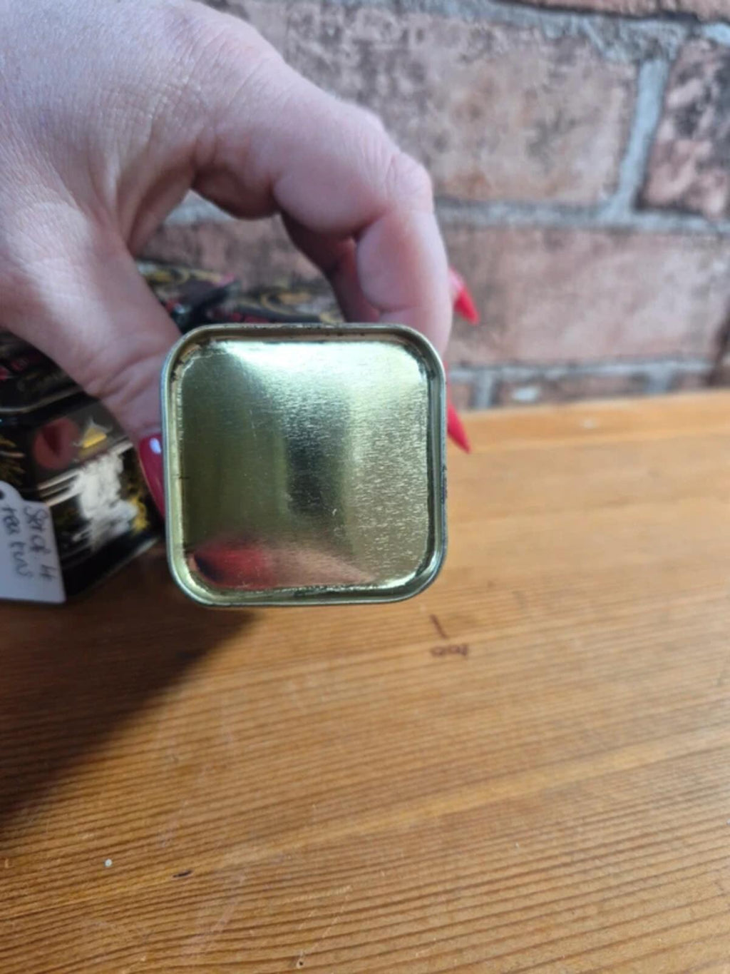Set of 4 tea tins