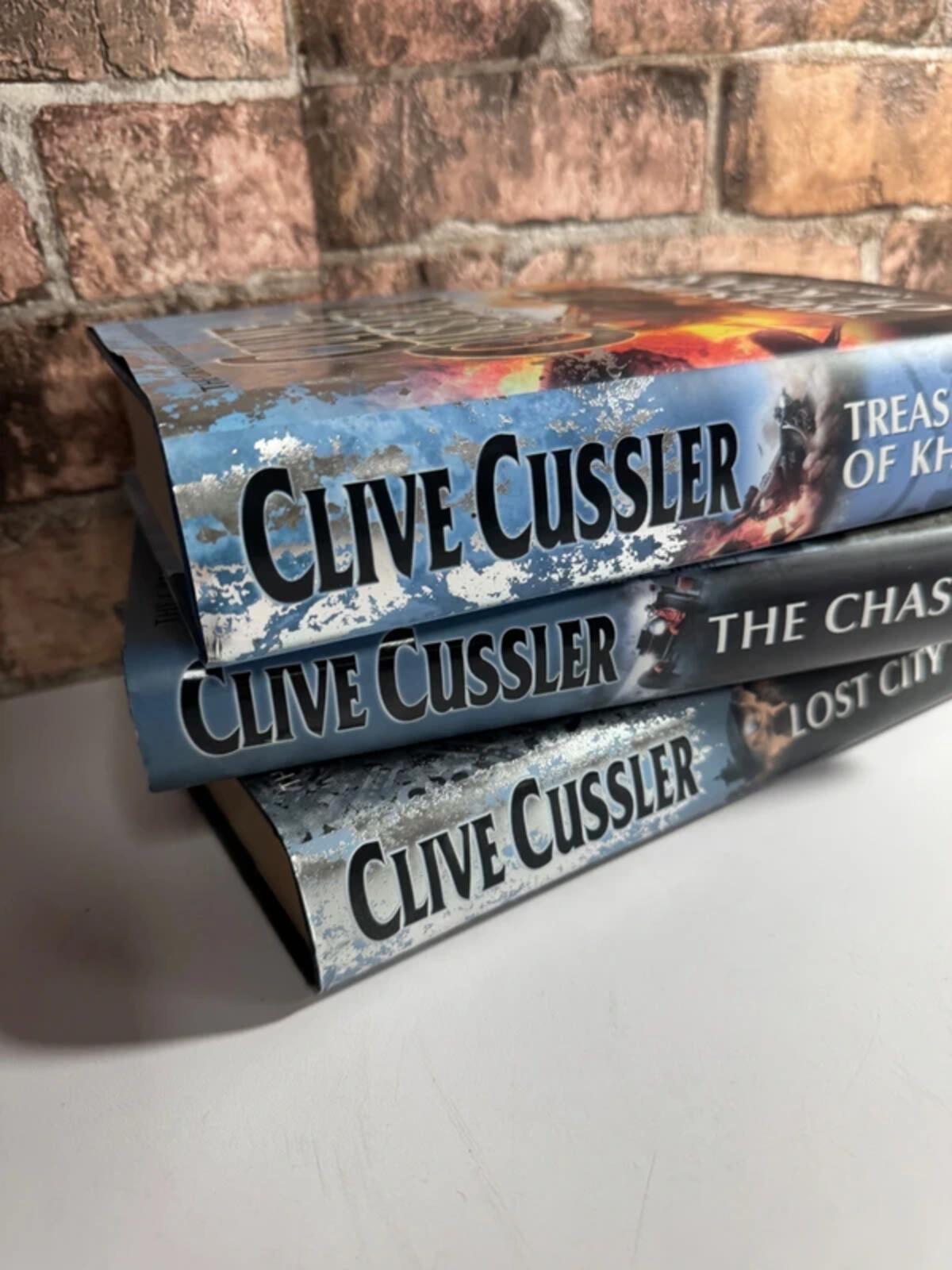 Clive Cussler Hardback Books x 3
