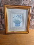 set of 4 vintage herb prints