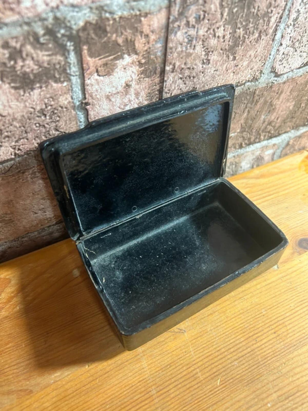 Antique Wooden Moon and Stars Box