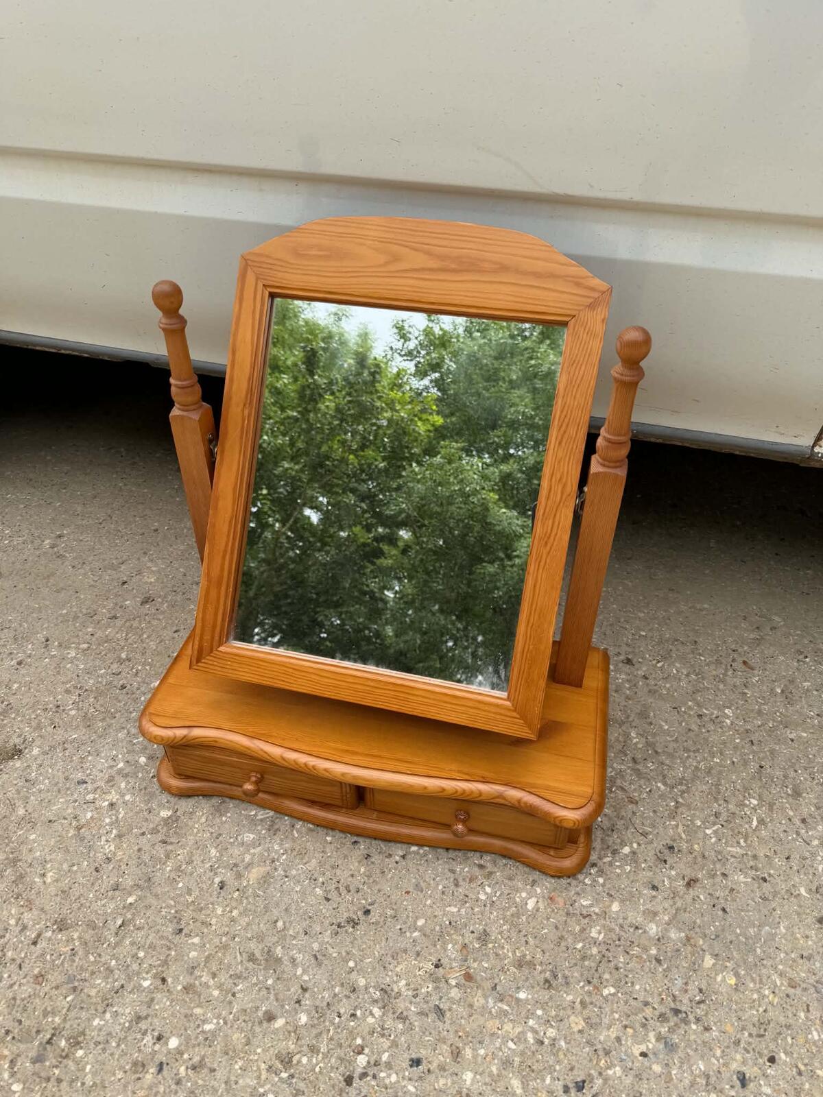 Solid Pine Vanity Mirror