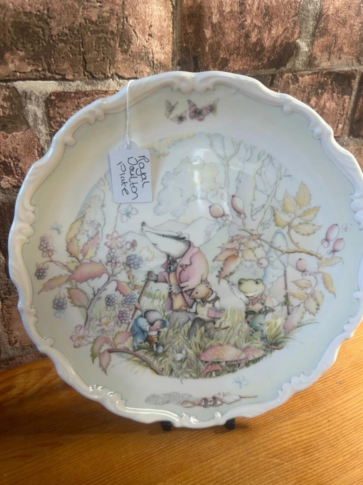 Royal Doulton Wind in The Willows Plate