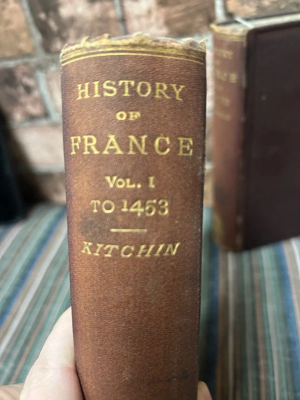 A History of France Antique Book - Volume 1 and 3
