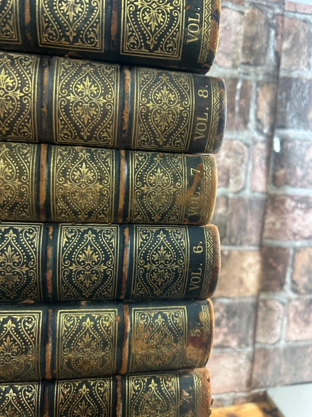 Dickens Works Late Victorian 10 Volume Book Set
