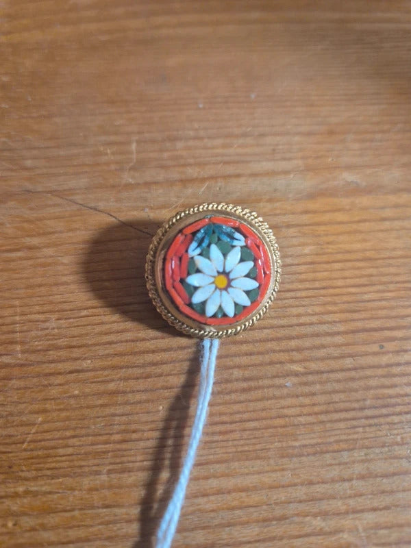 Mini Mosaic pin brooch