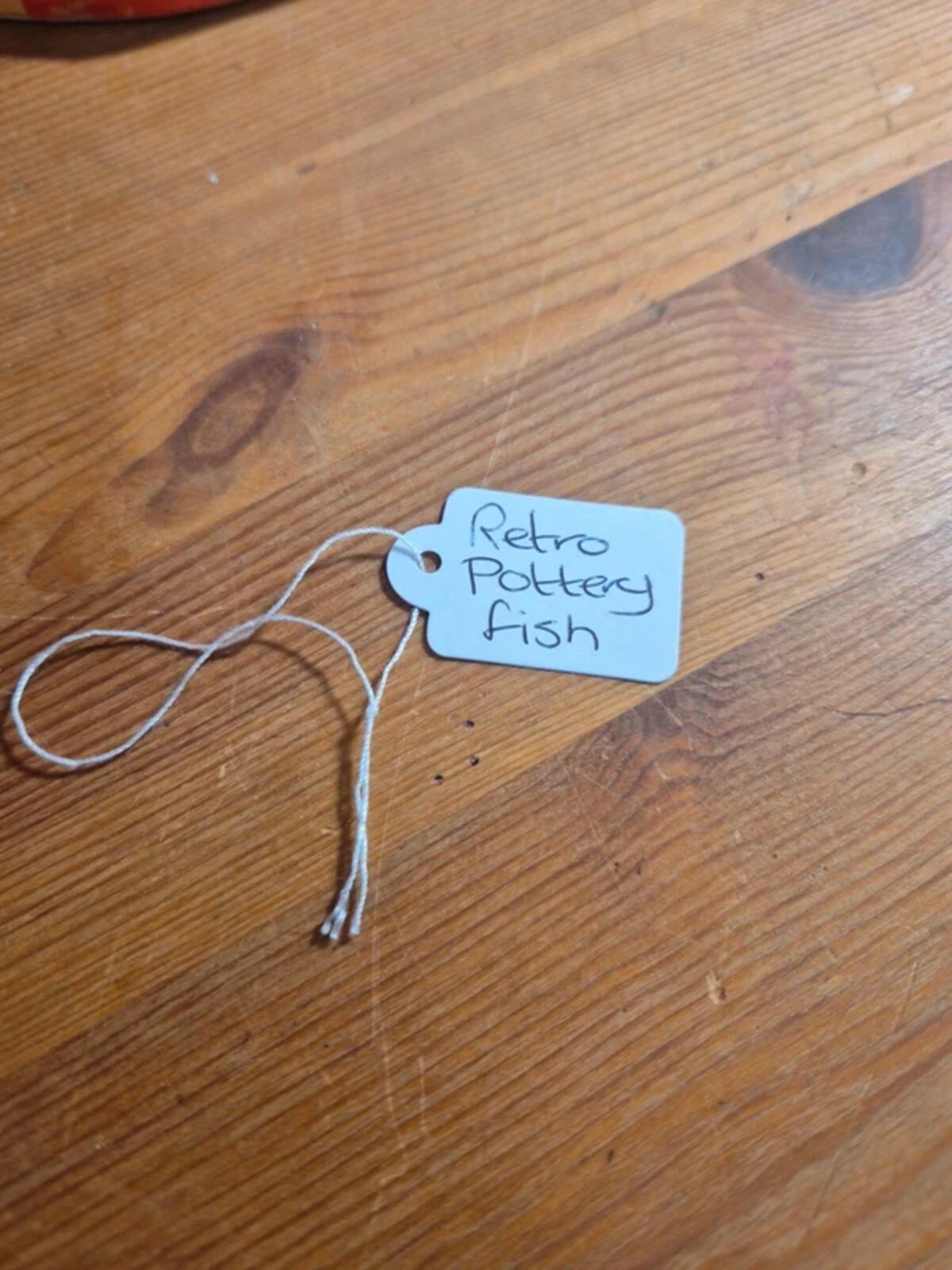 Retro Pottery Fish