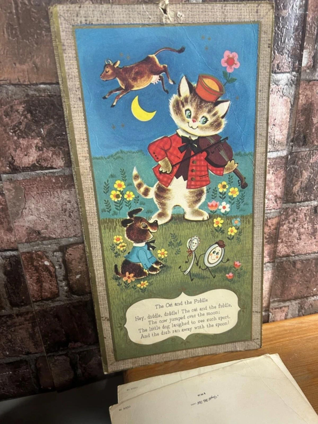 Vintage Original Nursery Rhyme Pin Ups